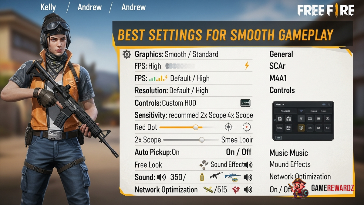 Free Fire Best Settings for Smooth Gameplay